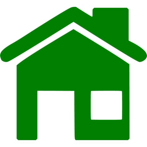 Green Home 5 Icon Free Green Home Icons