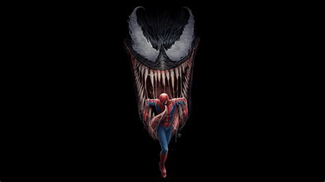 Spider Man Vs Venom 4k Ultra Papel De Parede Hd Plano De Fundo