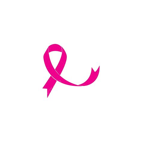 Modelo De Vetor De Logotipo De Fita De Conscientização De Câncer De