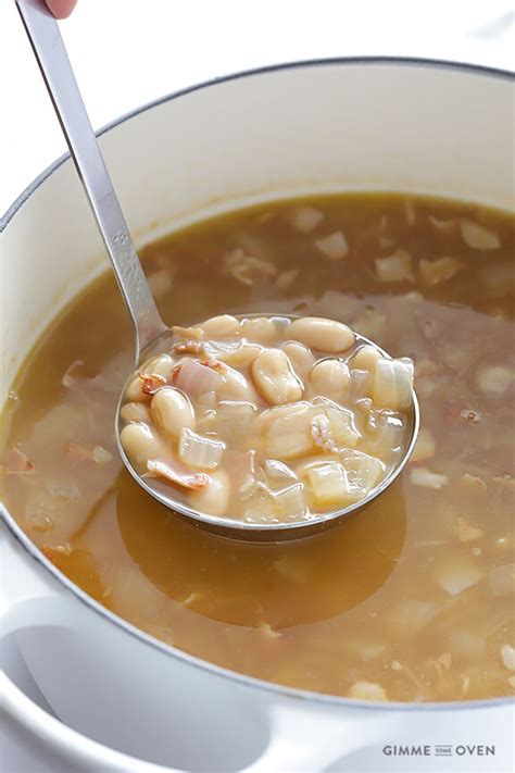Add enough water to bring soup to desired thickness. 7-Ingredient Tuscan White Bean Soup | Gimme Some Oven