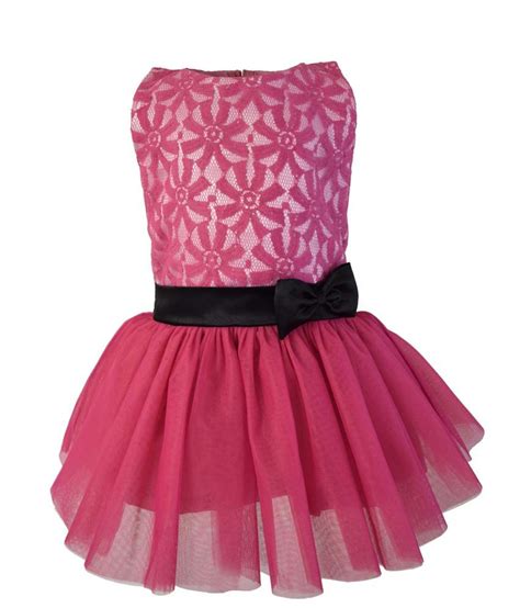 Faye Pink Mesh Party Wear Dress Buy Faye Pink Mesh Party Wear Dress Online At Low Price Snapdeal