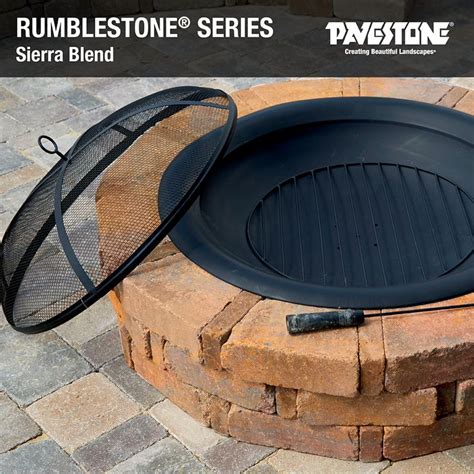 The Rumblestone Round Fire Pit Kit No 01 Can Turn Any Outdoor Living