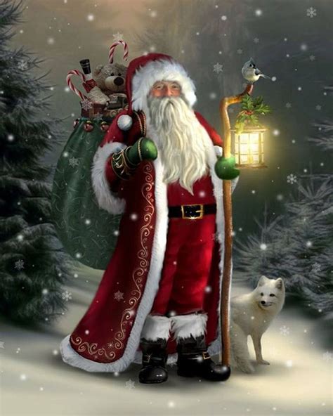 585 Best Father Christmas And Santa Claus Images On Pinterest Papa
