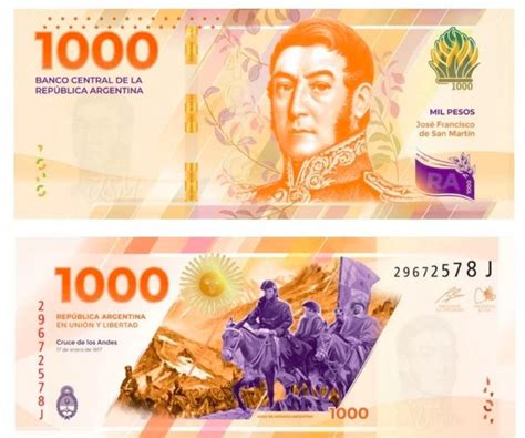 Cómo es el nuevo billete de con la imagen de San Martín Argentina Profesional FM