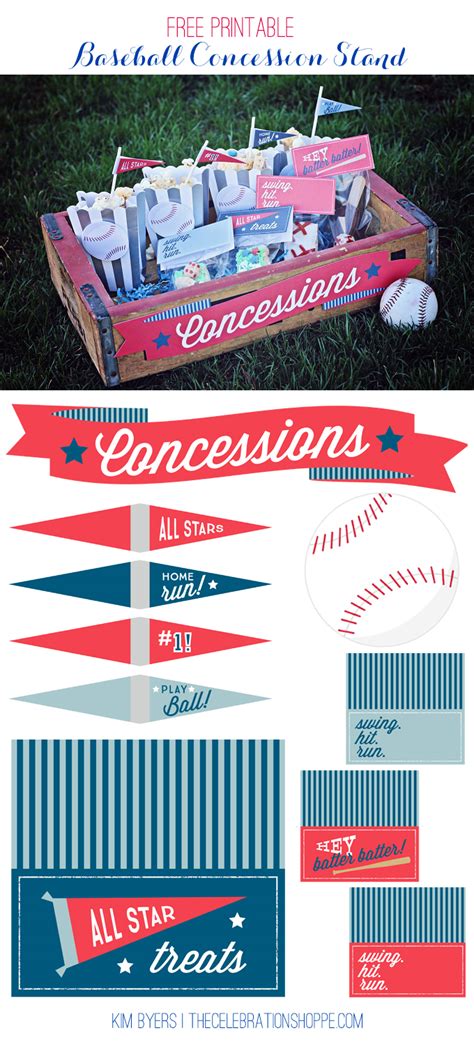 Baseball Party Decoration Ideas And Supplies Free Printables
