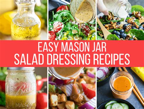 Mason Jar Salad Dressing Recipes Peas And Crayons