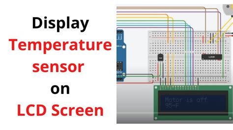 How To Display Temperature Sensor Values On Lcd Screen Arduino