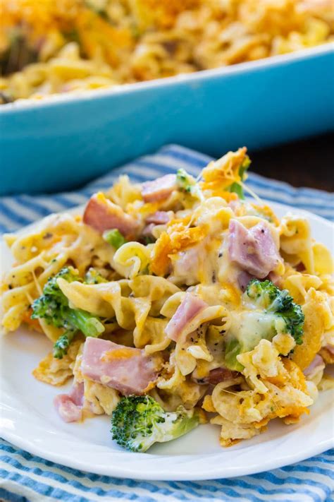 Ham And Noodle Casserole With Broccoli Great For Leftover Easter Ham