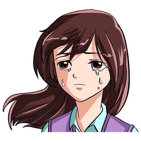 Anime is a popular animation and drawing style that originated in japan. How to Draw a Sad Anime Face - Really Easy Drawing Tutorial