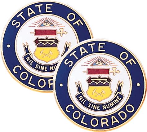 Colorado State Seal Lapel Pins