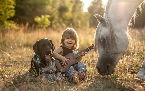 Wallpaper People Children Grass Wildlife Baby Happy