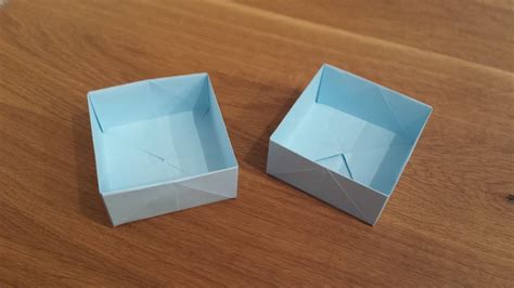 How To Make A Paper Box Origami Youtube