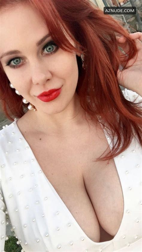Maitland Ward Cleavage In A White Dress From Snapchat Aznude
