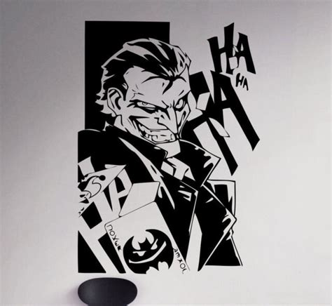 Joker Wall Decal Batman Vinyl Sticker Dc Comics Removable Home Art