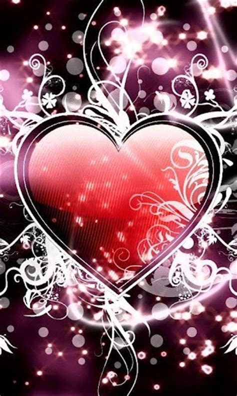 Free Download View Bigger Sparkle Heart Live Wallpaper For Android