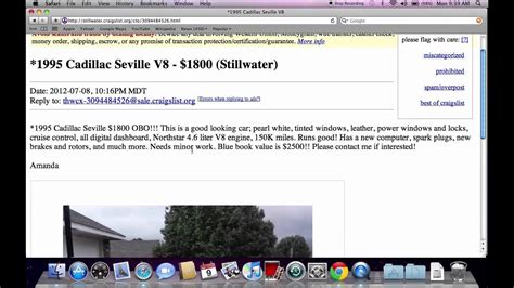 Search new and used cars for sale by city. Craigslist Stillwater Used Cars - Popular Vehicles Under ...