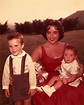 Elizabeth Taylor with her two sons Michael Howard Wilding and ...