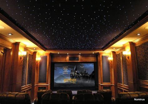 Seating layouts are typically similar to theatre in the round, or proscenium (though the stage will not have a proscenium arch. I love the starry ceiling in this home theater # ...