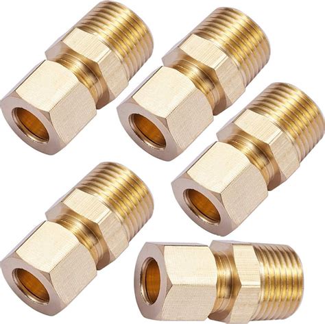 Amazon Com Ltwfitting Brass Inch Od X Inch Female Npt Compression Connector Fitting