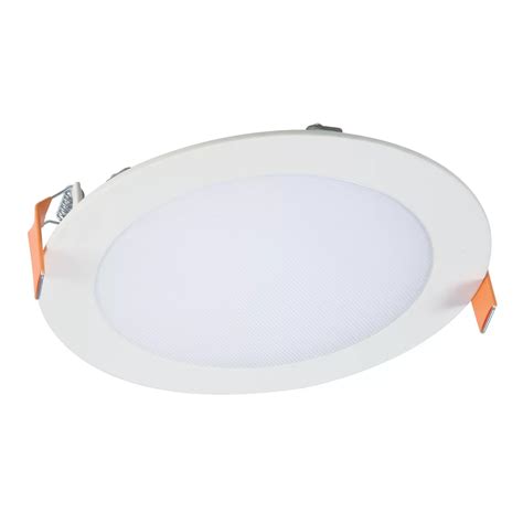 Halo 6 Inch White Round Led Recessed Direct Mount Ceiling Light Trim