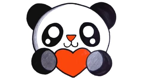 Como Desenhar Um Panda Kawaii ️ How To Draw A Kawaii Panda Youtube