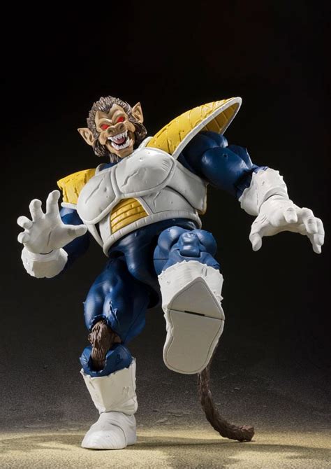 set contents main body, three optional expression parts, four pairs of optional hands. Dragon Ball Z S.H. Figuarts Action Figure Great Ape Vegeta ...