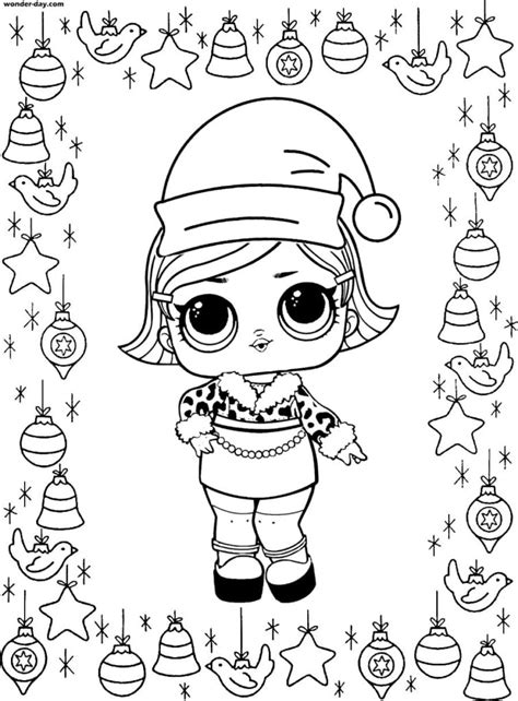 Christmas Coloring Pages Lol Dolls 2022 Christmas 2022 Update