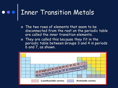 You can read more about these properties of transition metals below. PPT - Elements and their Properties PowerPoint ...