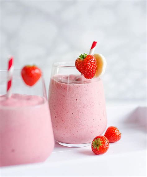 Quick 3 Ingredient Strawberry Banana Smoothie Live Eat Learn