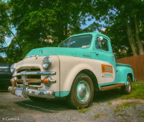 Turquoise Two Tone 1953 Dodge 5 Window Pick Up Hyde Park