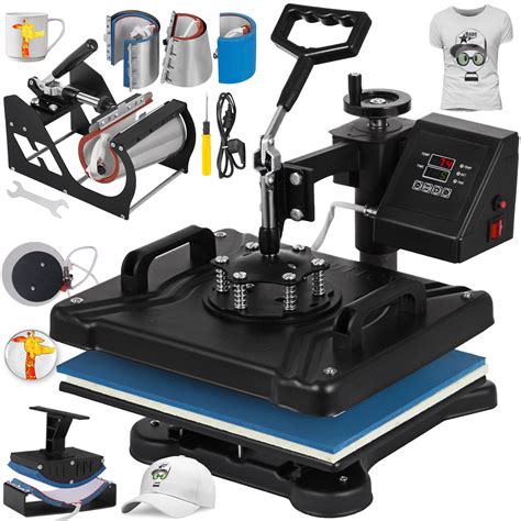 8 In 1 T Shirt Heat Press Machine Latte Mug Coaster Cup Sublimation