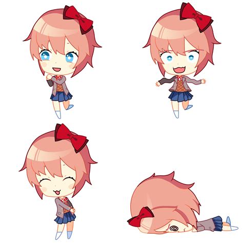 Hd Sayori Chibis From My Comic Ddlc