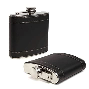 E Volve Modern Style Hip Flask Flasque Alcool Oz Stainless Steel
