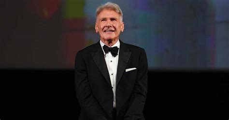 Harrison Ford Tears Up As He Gets A Five Minute Standing Ovation At