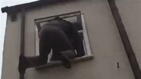 Bungling Burglar Caught After Getting Stuck In A Bathroom Window Bbc News