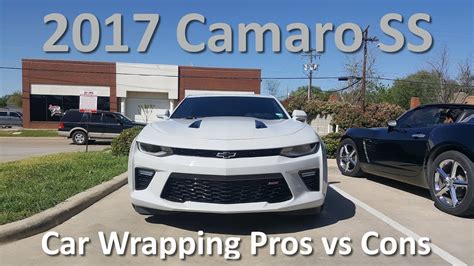 Car Wrapping Pros Vs Cons Wrapped Camaro Ss Youtube