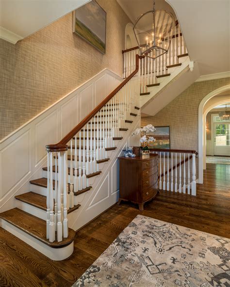 New Stone Colonial Traditional Staircase Philadelphia By Porter