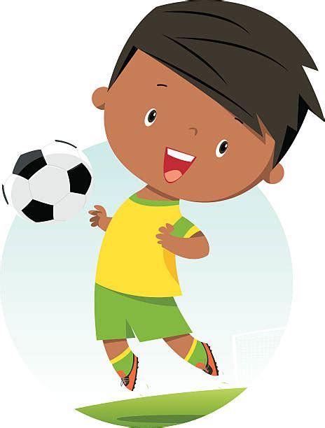 Boy Football Illustrations Royalty Free Vector Graphics And Clip Art