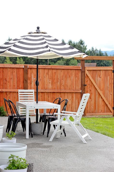 Pipe, depending on the diameter of your umbrella pole. DIY Patio Umbrella Stand Tutorial