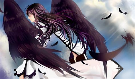 Anime Boy With Wings Anime Boys White Dress Kamui Gakupo Dark