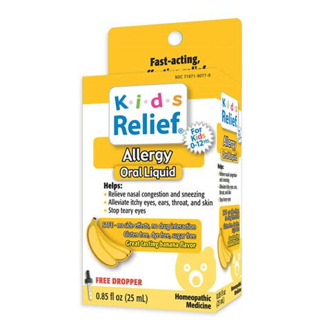 Kids Relief Allergy Oral Liquid For Kids 0 12 Years
