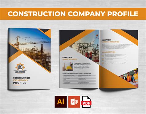 Construction Company Profile Template By Anik Paul Joyraj Design APJ At Coroflot Com