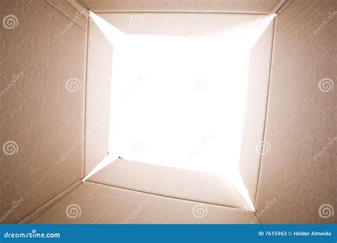 Inside The Cardboard Box Stock Photos Image 7615963