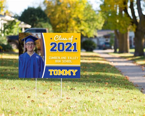 Personalized Graduation Yard Sign 23in X 17in Weather Etsy