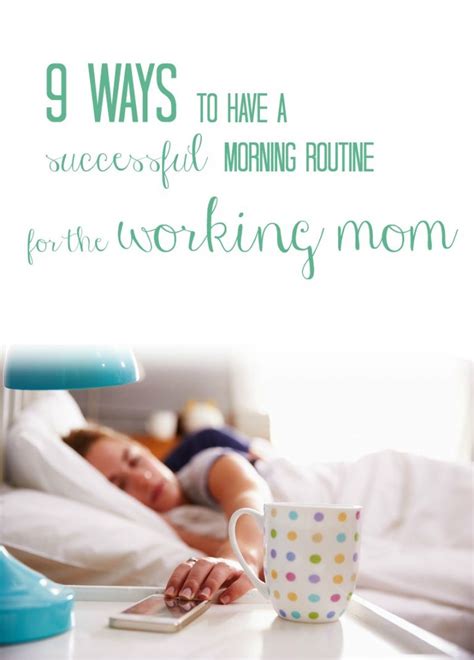 Working Mom In Balance Having A Successful Morning Routine Simply