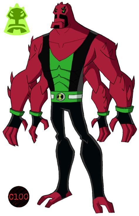 Ben 10 Omniverse Four Arms Redesign By Chaiyar100 On Deviantart