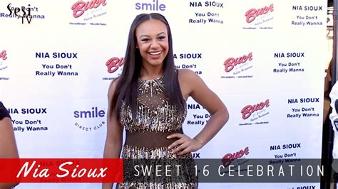 Nia Siouxs Sweet 16 Birthday Party And Interview Youtube