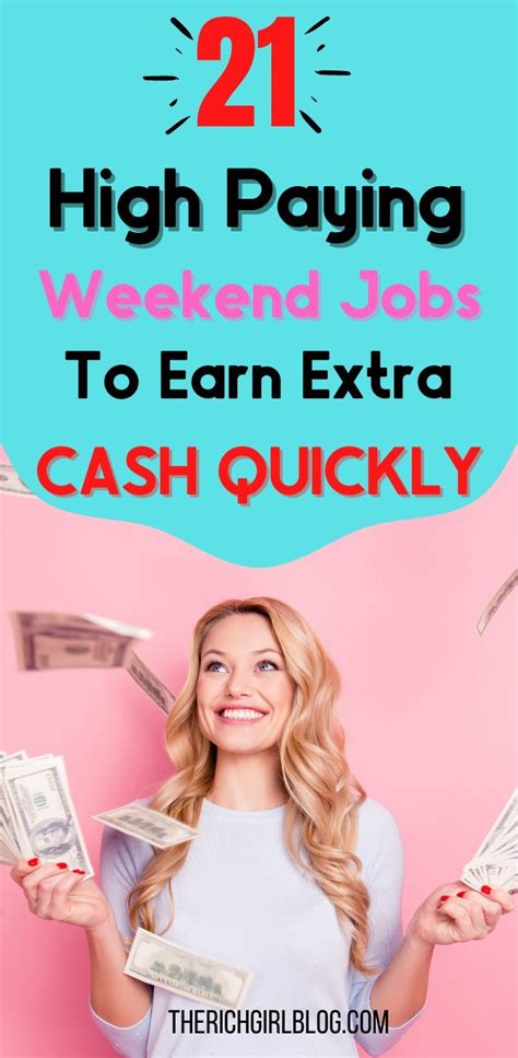 21 Of The Best High Paying Weekend Jobs To Make Extra Cash Weekend