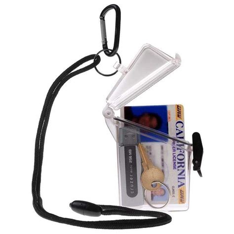 Witz See It Safe Small Blue Waterproof Id Badge Holder Sport Case Pn