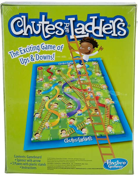 Hasbro Chutes And Ladders Board Game One Size Multi Ebay